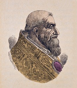Ritratto del Papa Urbano VII (1590), 1898 (incisione con colorazione successiva)